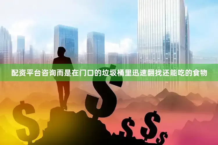 配资平台咨询而是在门口的垃圾桶里迅速翻找还能吃的食物