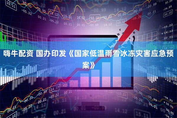 嗨牛配资 国办印发《国家低温雨雪冰冻灾害应急预案》